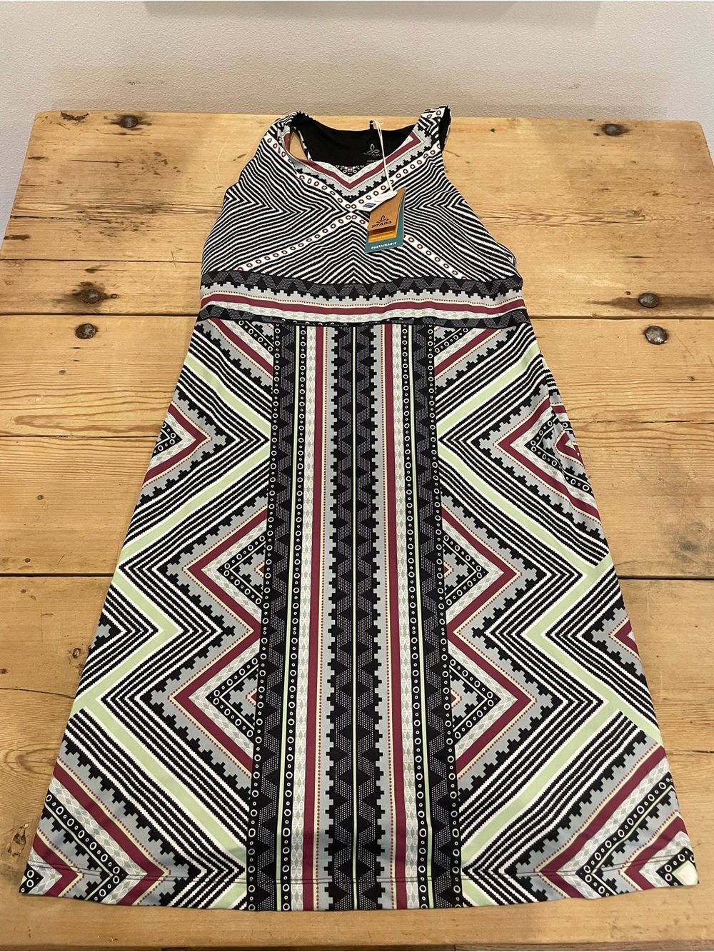 Prana Ariel Dress in Sangria Taos NWT XL